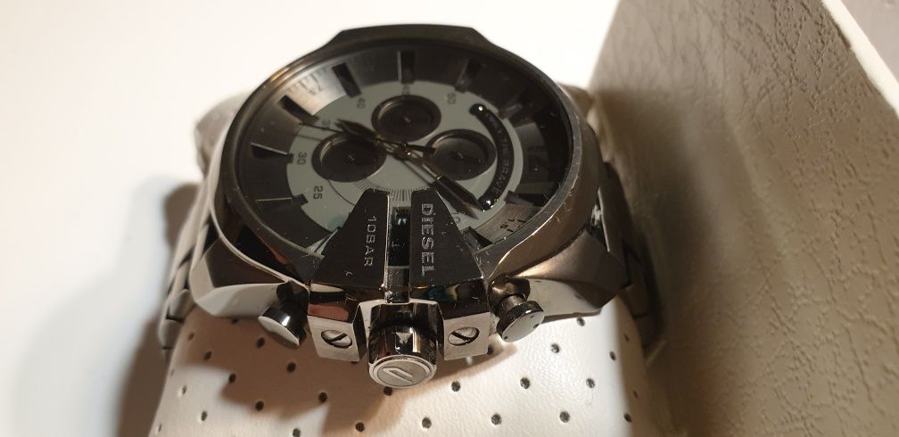 Zegarek męski Diesel srebrny bransoleta - oryginał- aktualne