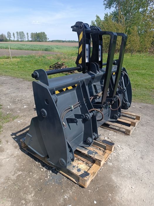 jcb 3cx krokodyl 230cm  pług chwytak łyzka przedni koparka