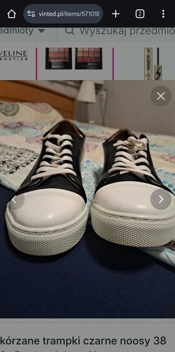 Skórzane trampki noosy 38