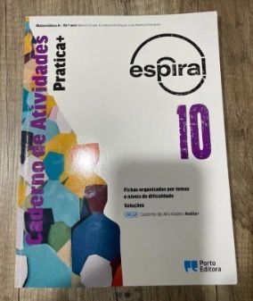 Livro de fichas de 10 ano Matematica A ( novo)