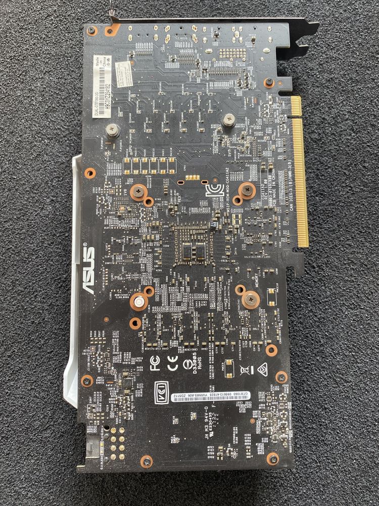 Видеокарта Asus GTX 1060 3 GB