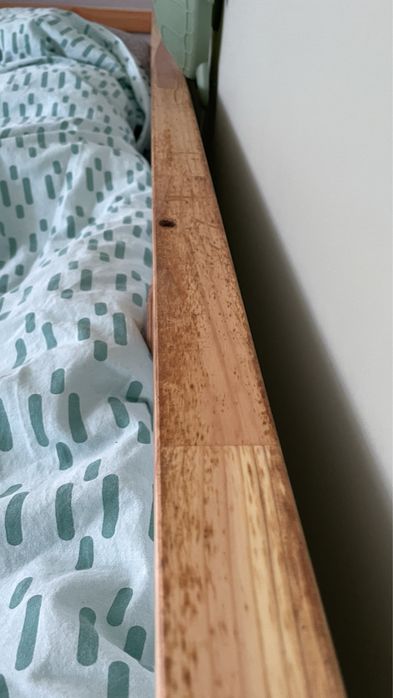 Łóżko IKEA KURA z materacem