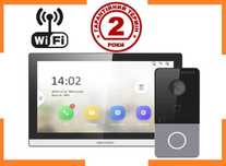 IP WiFi Комплект домофонії Відеодомофон Hikvision видеодомофон домофон