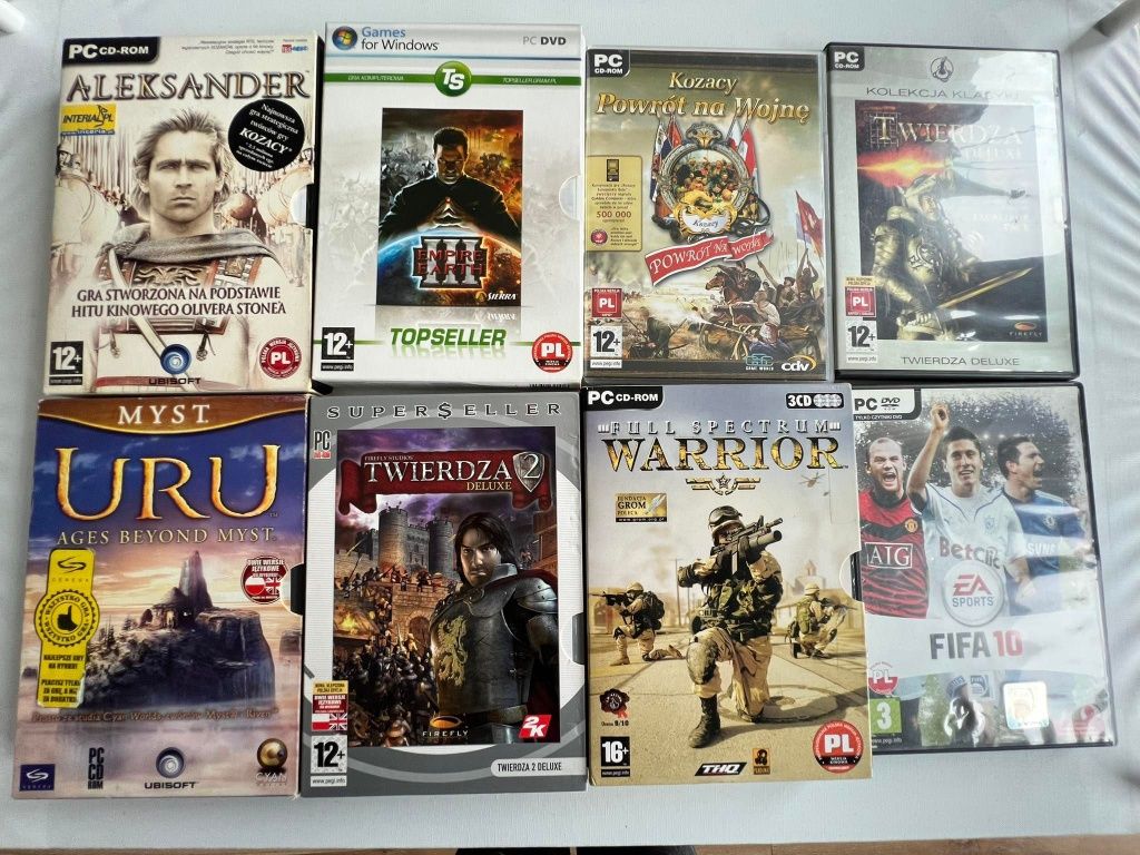 Gry: Fifa 10, Kozacy, Uru, Aleksander, Empire Earth III, Twierdza