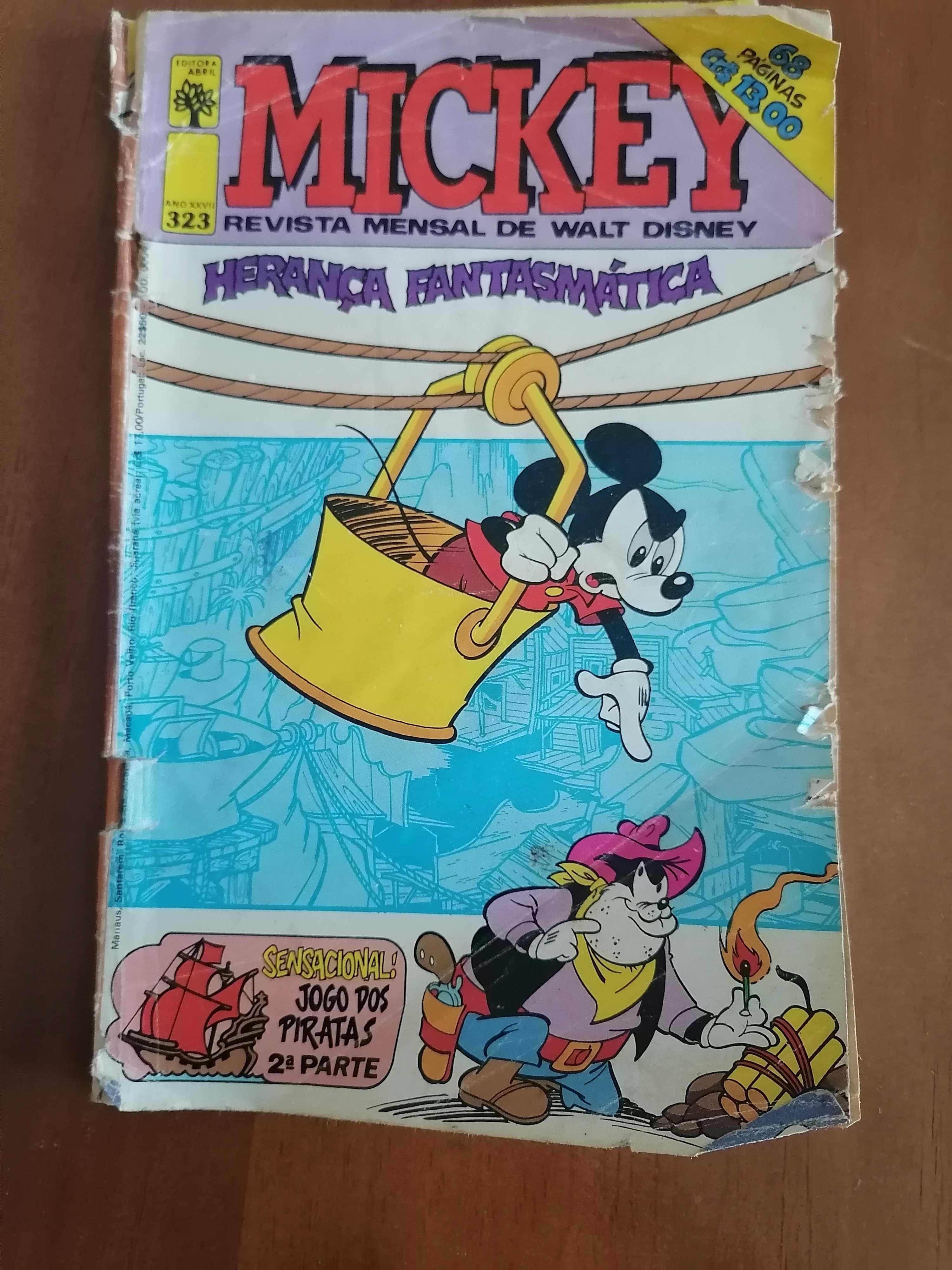 Banda Desenhada Mickey nº 323 Setembro 1979