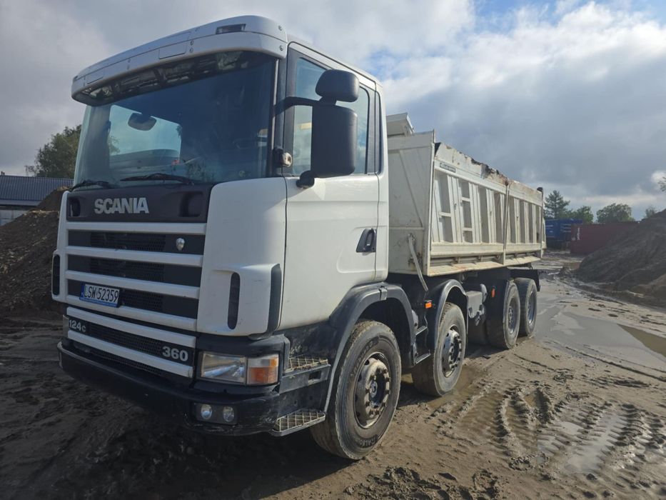 Scania R 124  Scania R 124 4ośka wywrotka 1999r