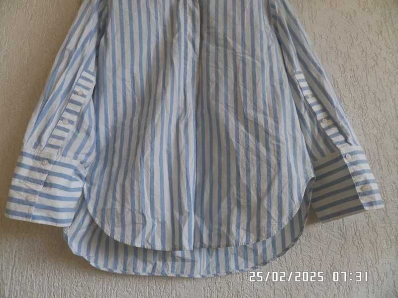 H&M luźna oversize koszula bluzka w paseczki 100% cotton S/M