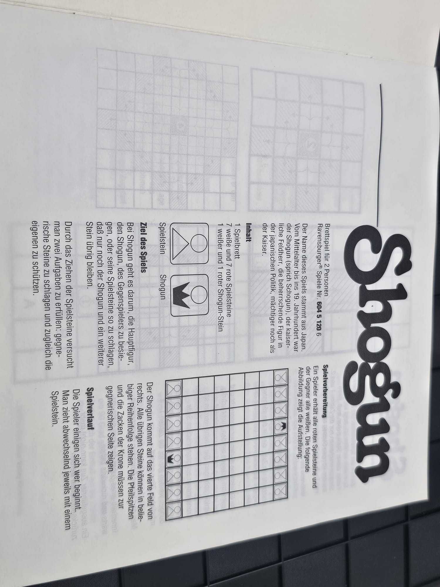 Shogun gra planszowa