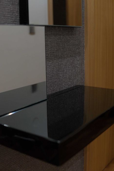 Móvel de Hall de Entrada Moderno com Espelho Decorativo