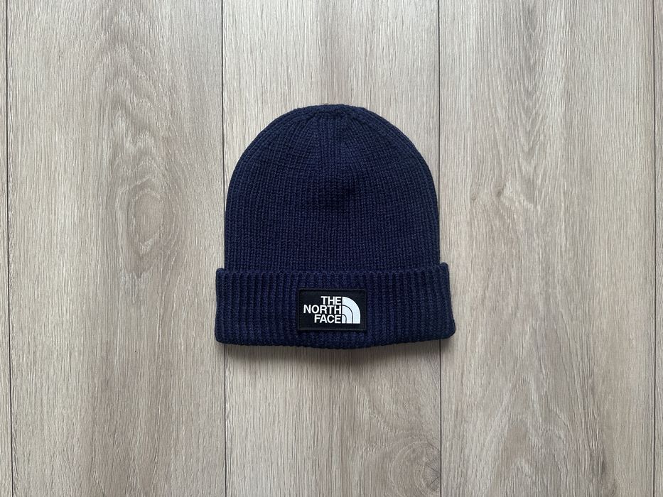 Шапка синя The north face