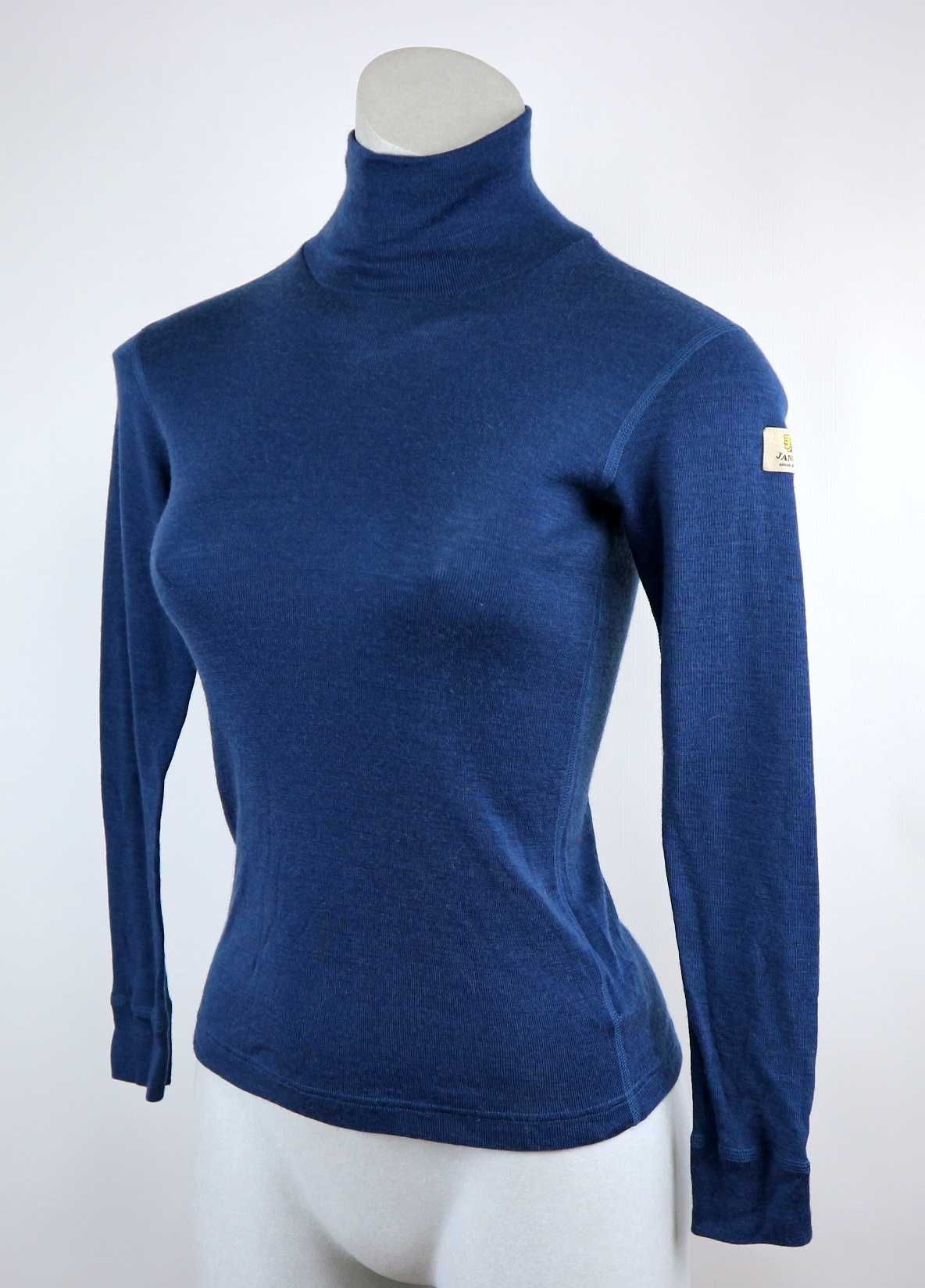 Janus koszulka termoaktywna z golfem 100% merino wool S