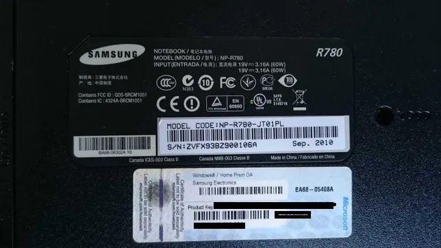 SPRAWNY Laptop samsung r780 bordowy + torba gratis
