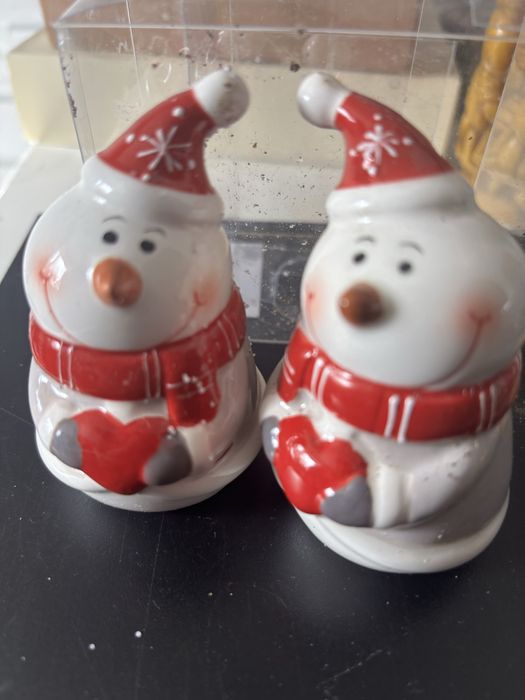 Porcelana pieprz i sol