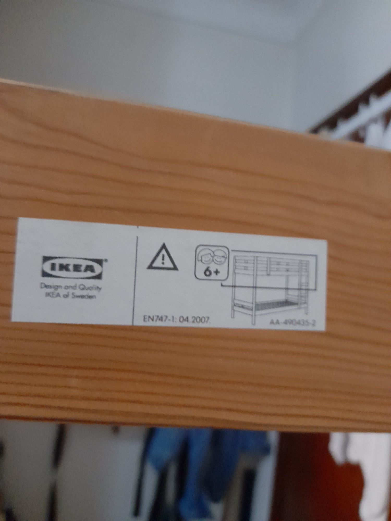 Beliche IKEA com 2 colchões