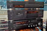Yamaha RX 385RDS, KX-480, CDX480' ' NS-S34. Zestaw Stereo Audio Vintag