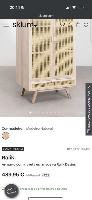 Armário Ralik da Sklum