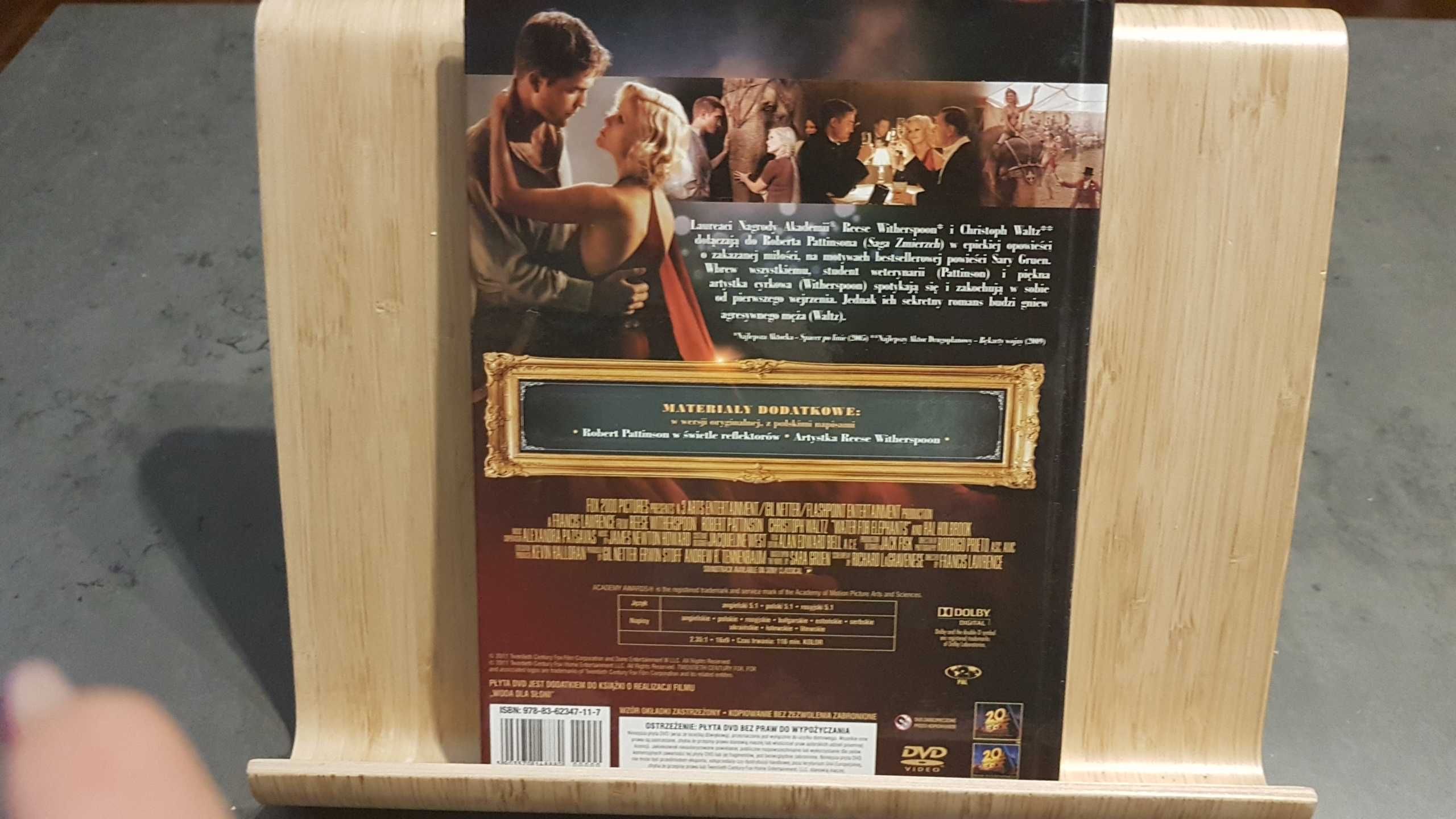 Film DVD + Książka Woda dla słoni