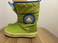 Crocs Śniegowce C11zielone Świecące