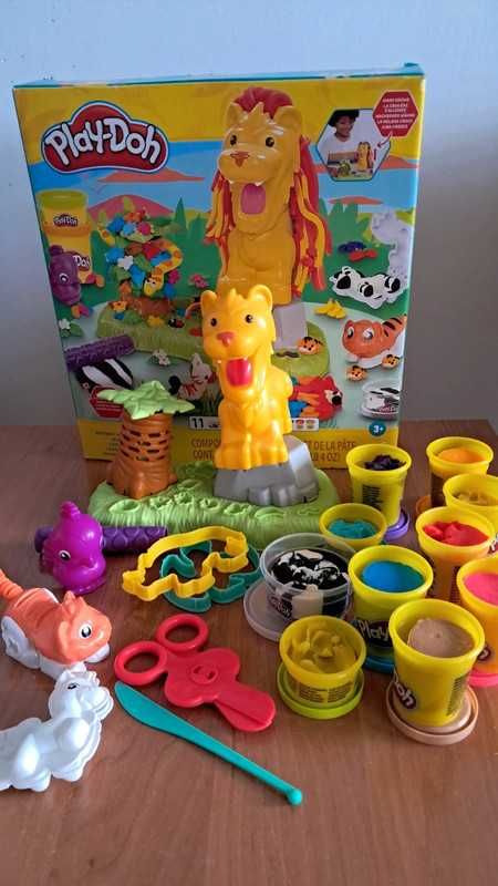 Ciastolina play-doh, lew ii przyjaciele z dżungli Hasbro 3+