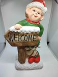 Figurka Elf  świąteczna Welcome- 34 cm