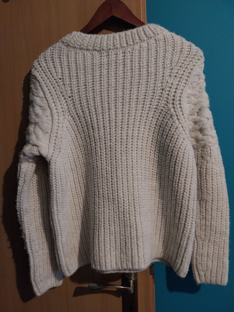 Biały sweter River Island r. 36 S
