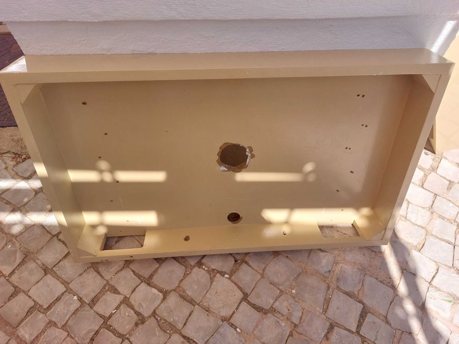 Móvel de casa de banho lacado brilho