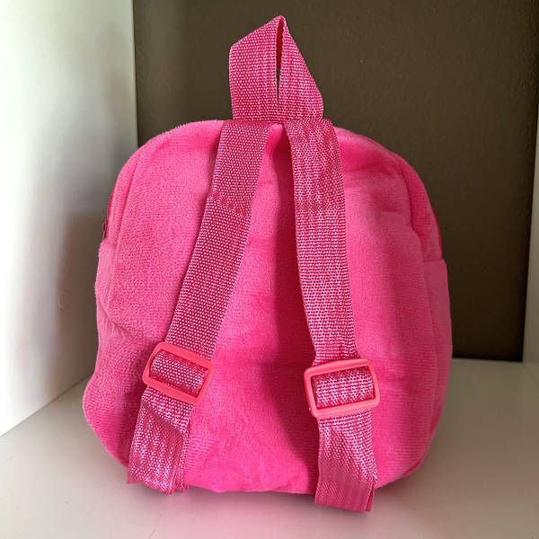 Красивий плюшевий дитячий рюкзак, в садок, для дівчаток "Котик"