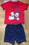 Komplet (spodenki + t-shirt) – George (Disney Baby) – 62/68 cm (3/6 m)