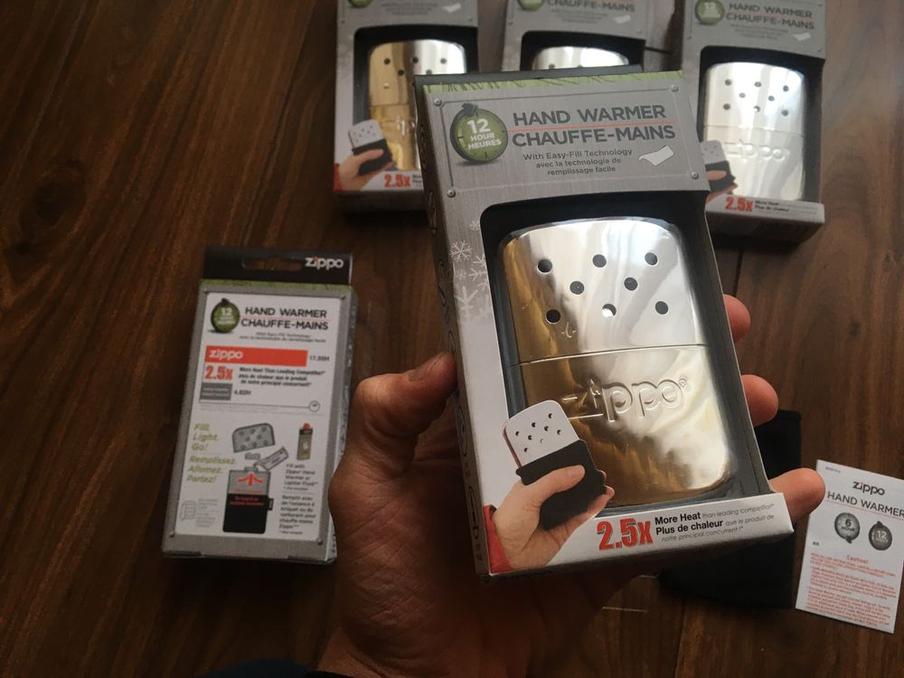 Грелка для рук Zippo Hand Warmer 12 Hours каталитическая, Silver
