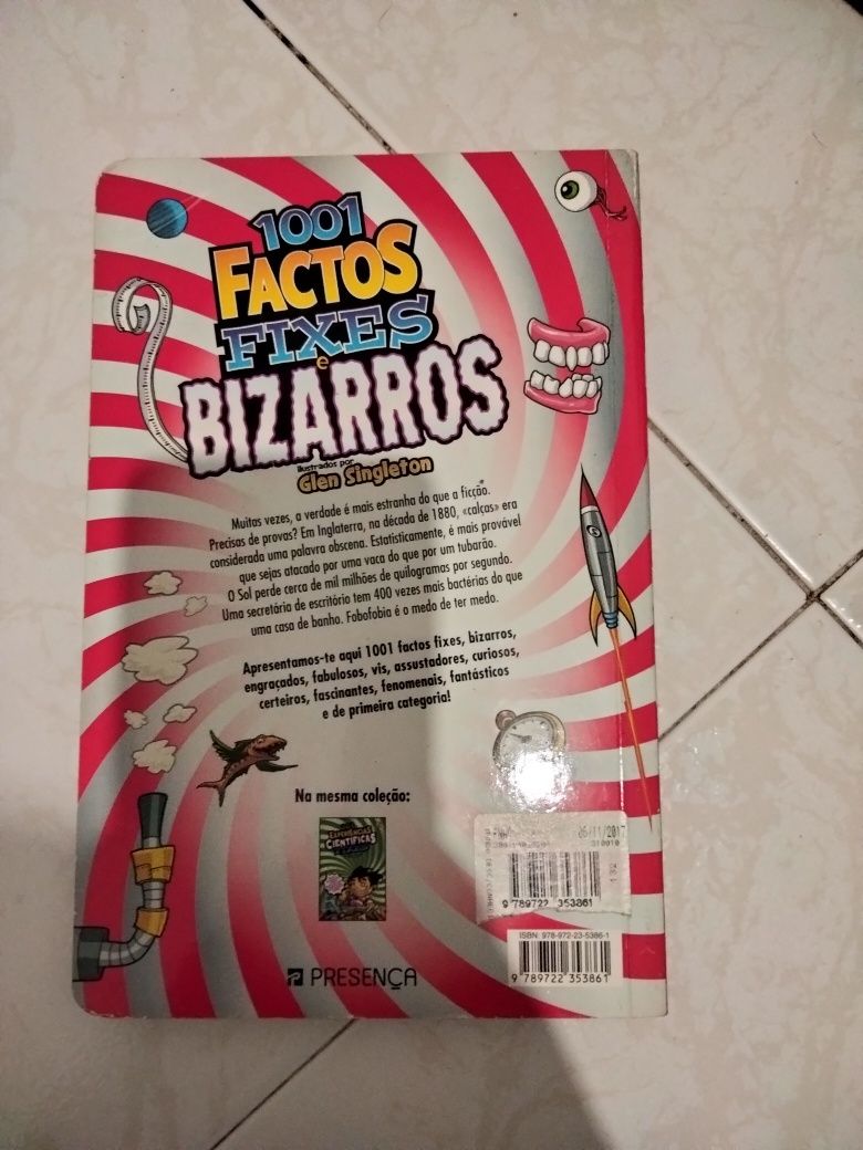 Livro 1001 Factos fixes e bizarros