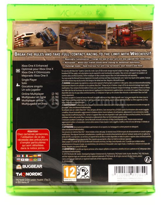 Wreckfest PL/ENG (XONE) Gra nowa w folii