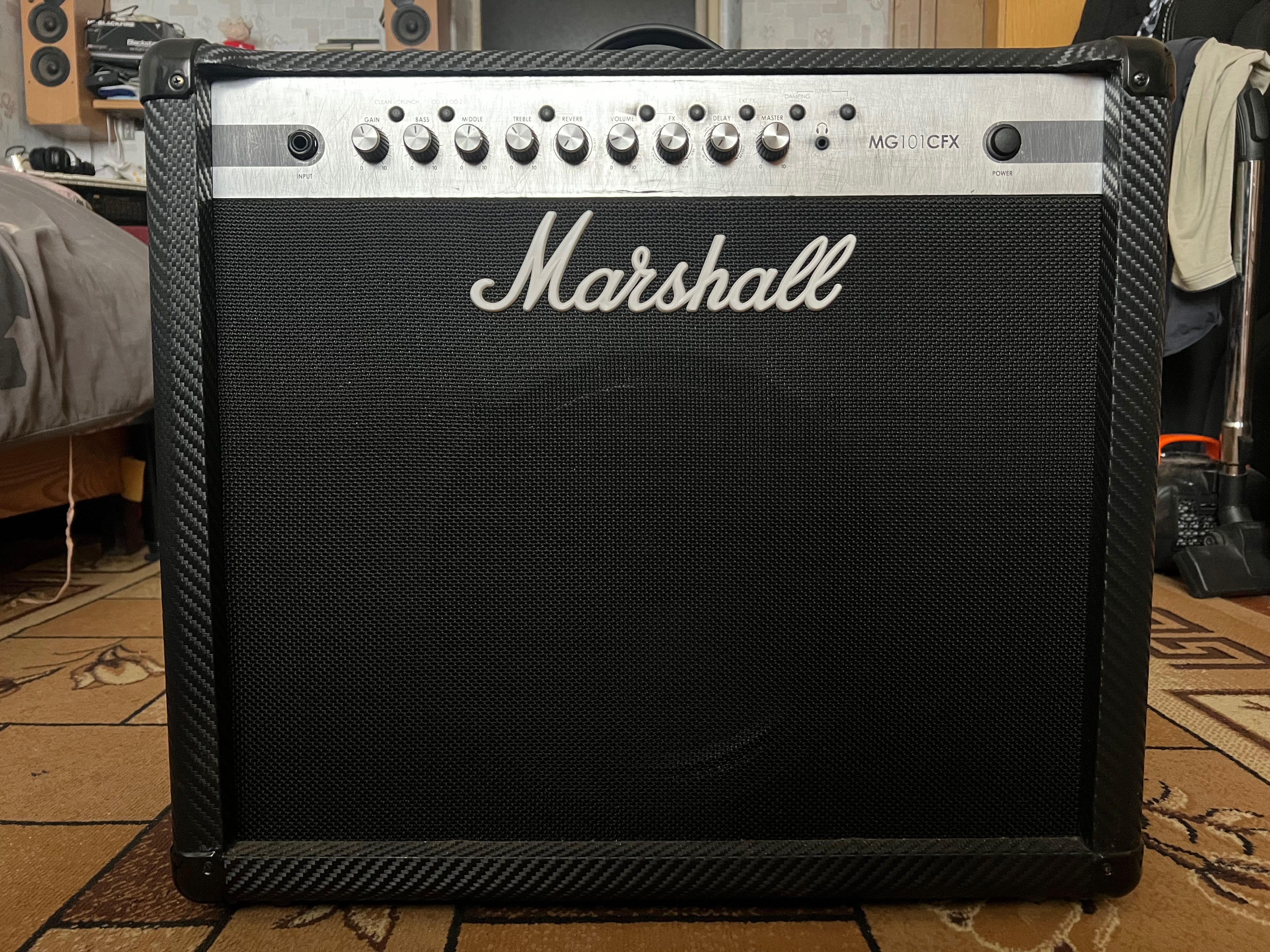 Комбопідсилювач для гітари Marshall MG101CFX 100W