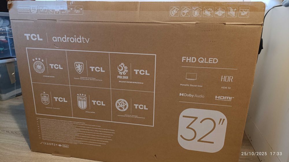 TV TCL 32S5K (QLED - 32'' - 81 cm - Full HD - Smart TV)