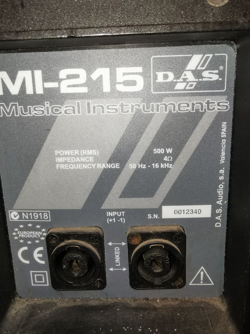 Nagłośnienie estradowe kolumny 2x500  powermixer