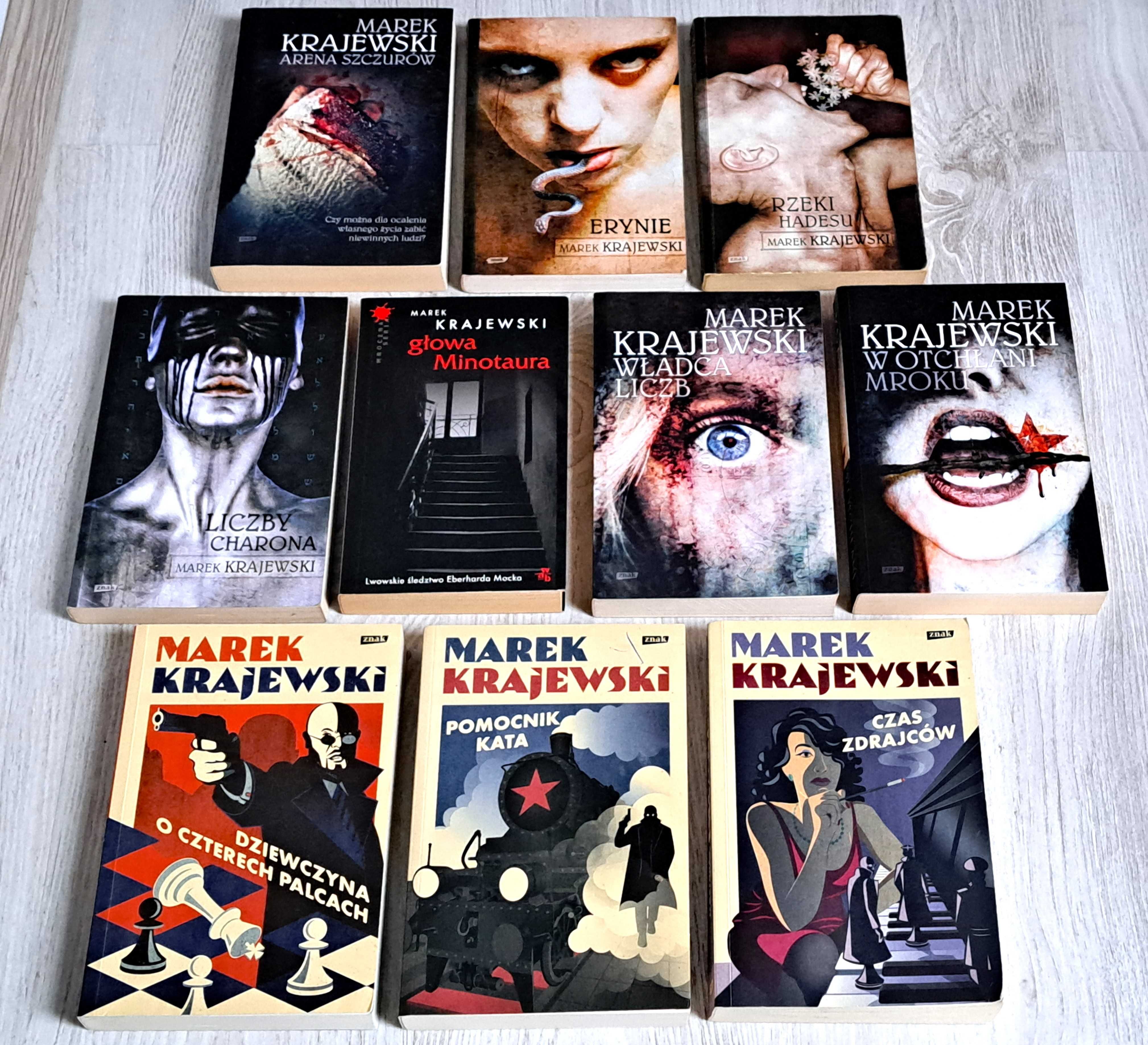 10x Krajewski Erynie Liczby Charona Rzeki Hadesu Władca Pomocnik Czas