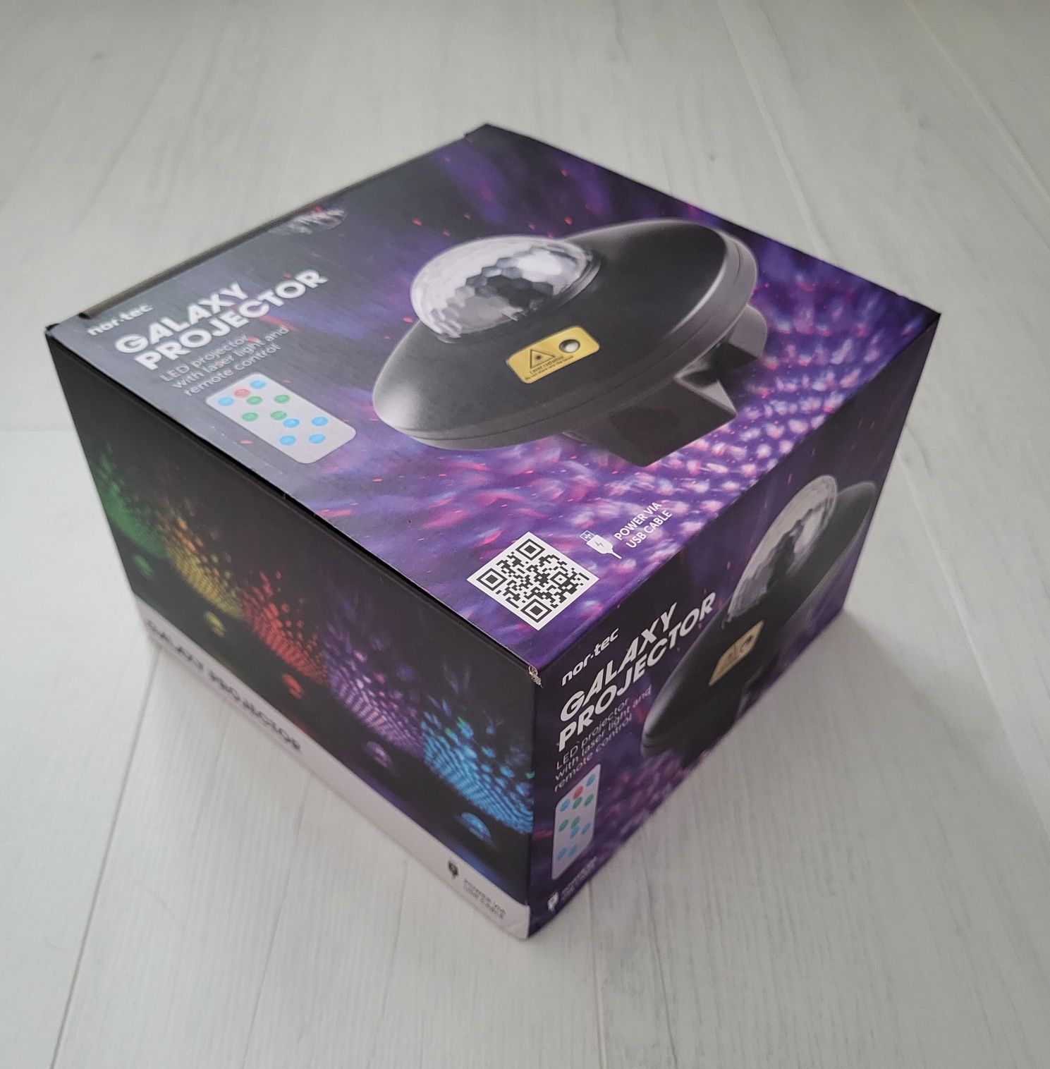 Projektor galaktyczny LED gwiazd lampka laser USB