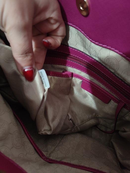 Orginalna torebka Michael Kors różowa fuksja