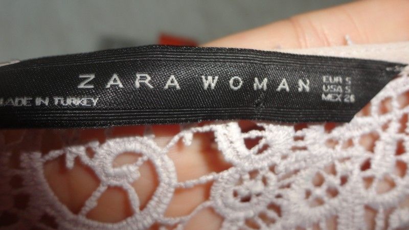 Ażurowa sukienka Zara roz.S-M