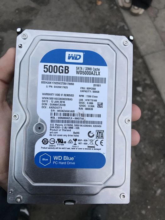 HHD WD blue 500GB