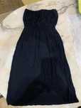 Vestido preto cai-cai Bershka tamanho M com elastico abaixo do peito
