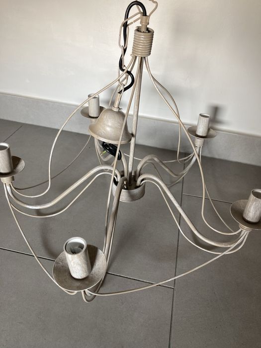 Żyrandol lampa wisząca świecznik boho vintage rustykalny glamour