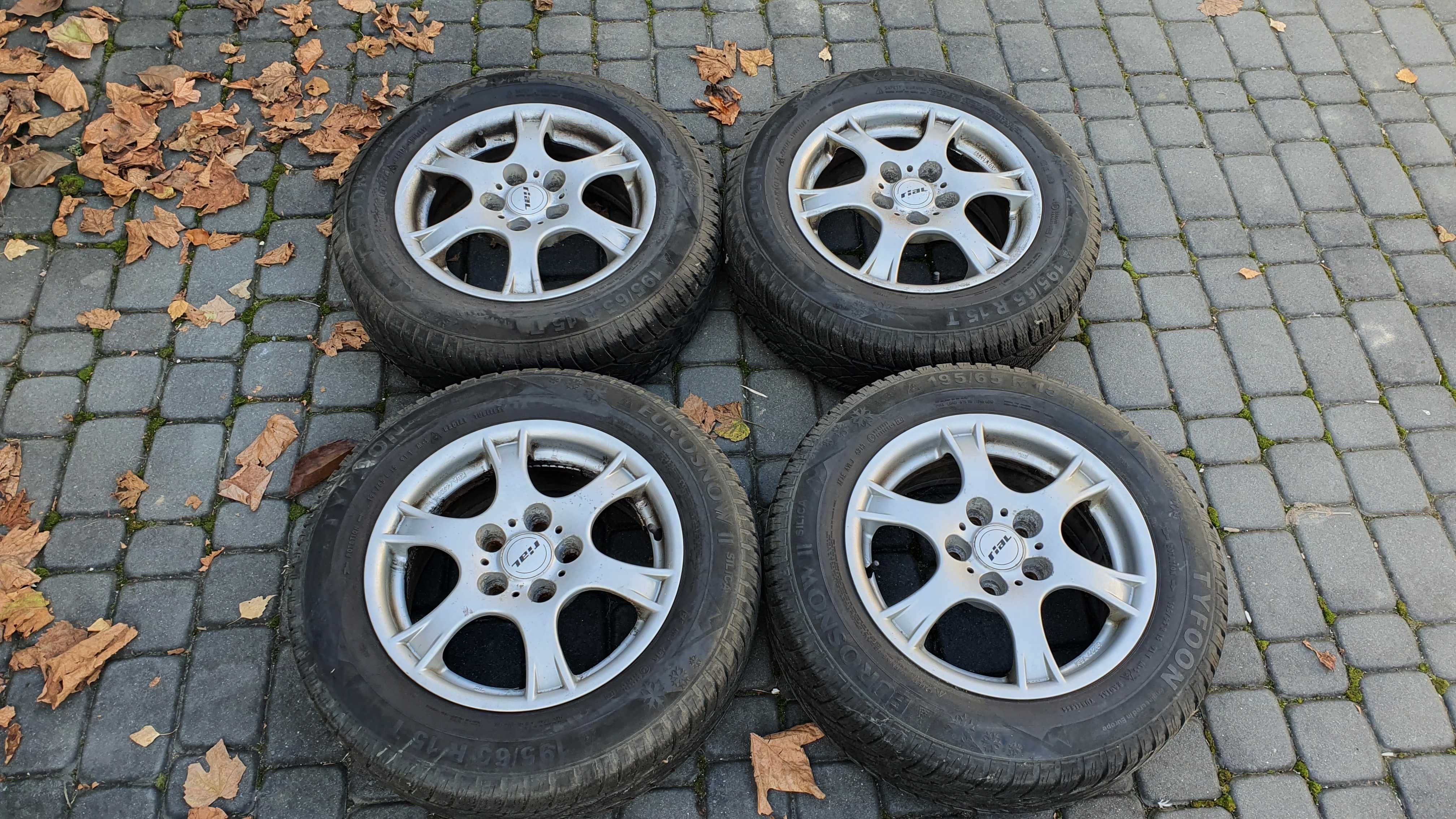 Koła 15", felgi aluminiowe, Opel, 5x110, z oponami 195/65 R15