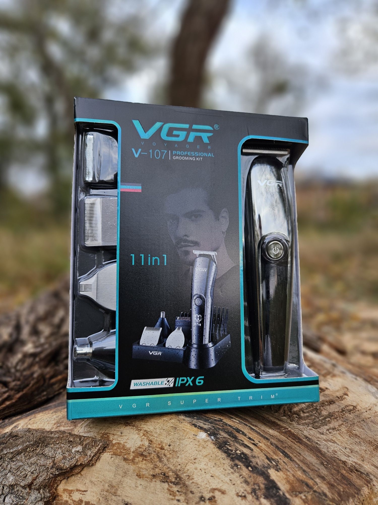 Тример VGR 107 машинка для cтрижки трімер для бороди триммер головы