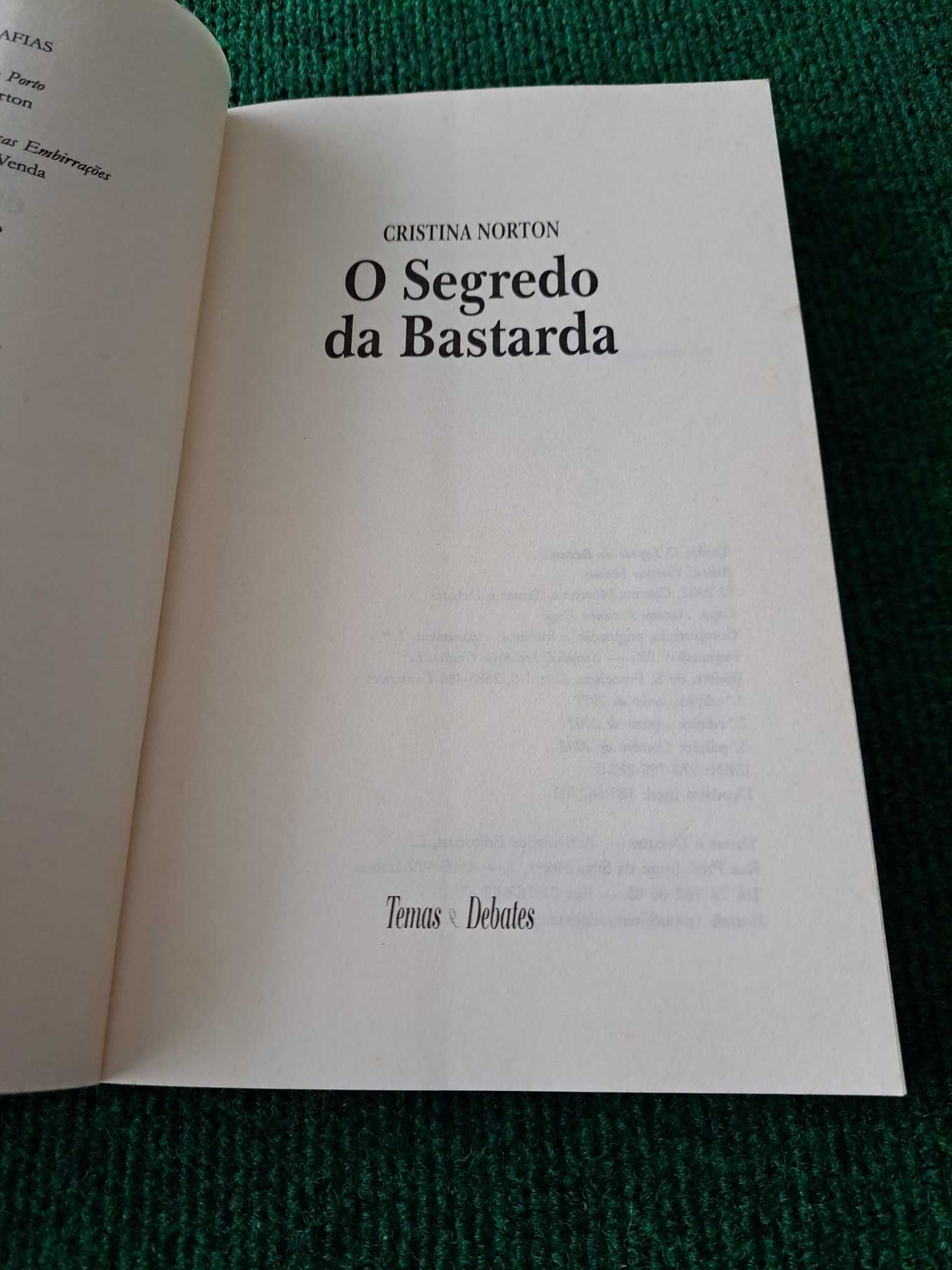 O Segredo da Bastarda - Cristina Norton