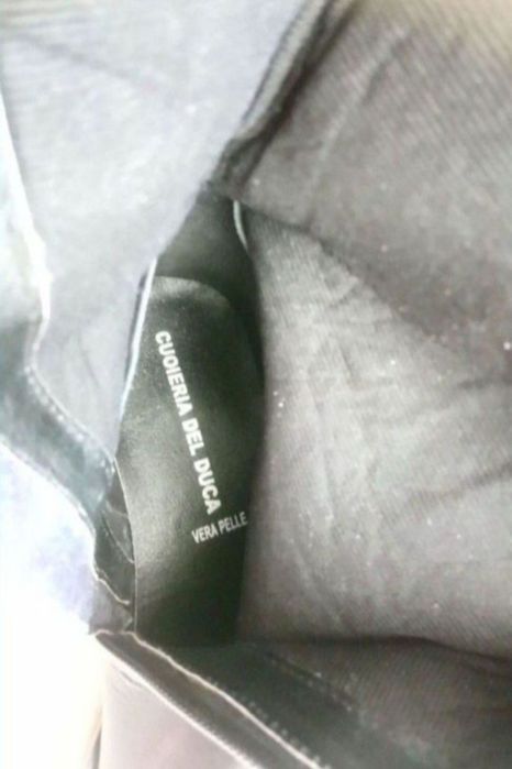 Нові Італійські шкіряні демісезонні чобітки (деми сапоги)