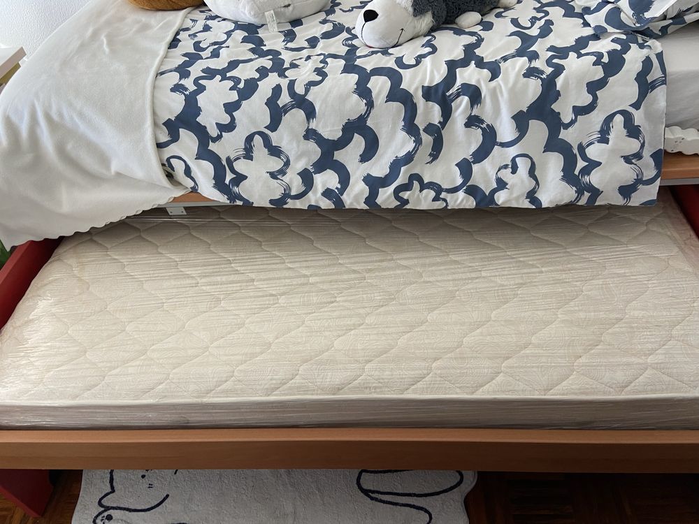 Cama individual dupla + 2 gavetas