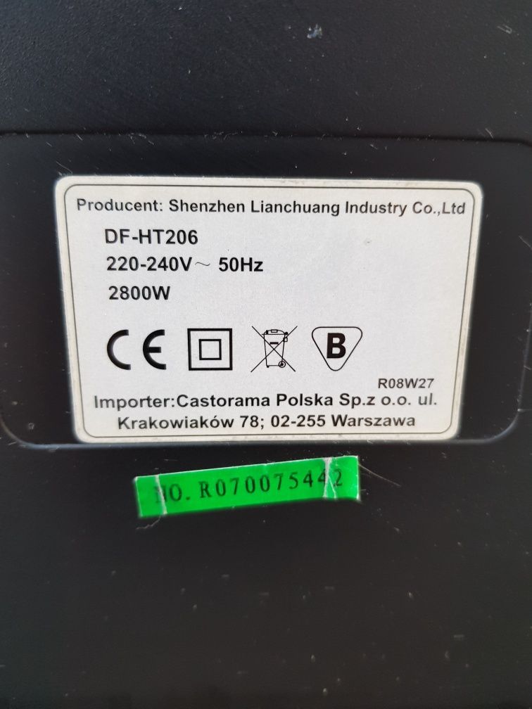 Kominek elektryczny 2800w regulowany