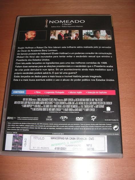 DVD Manobras na Casa Branca