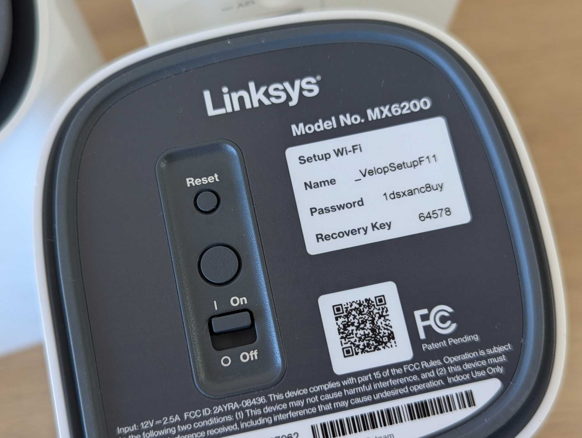 Wi-Fi Роутер Linksys Velop Pro 6E MX6200 AXE5400 трех диаппазон USA