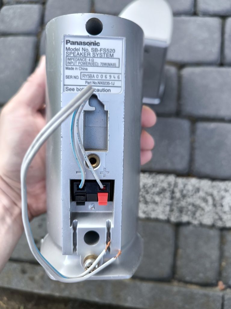 Dwa Głośniki Panasonic 70W plus głośnik centralny
